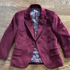 Isaac Mizrahi Kids Burgundy Blazer